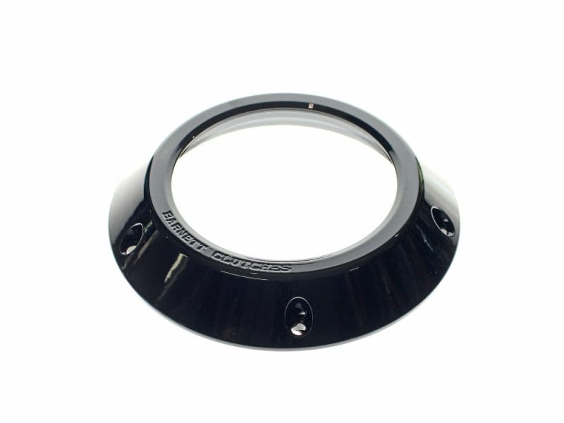 High-quality black motorcycle headlight mount for Revelry Motorcycles.