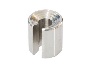 Aluminium motorcycle spacer for motorbike maintenance and repairs at Revelry Motorcycles.