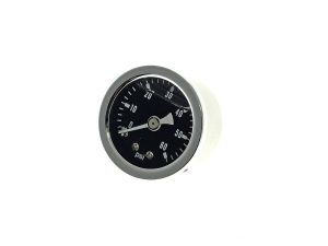 High-quality motorcycle pressure gauge for Revelry Motorcycles, displaying psi reading.