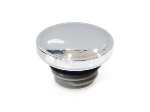 Right Hand Vented Screw-In Fuel Cap - Chrome. Fits H-D Big Twin 1996up & Sportster 1996-2021.