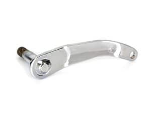 Chrome motorcycle brake lever for Revelry Motorcycles Australian riding gear and custom bikes.