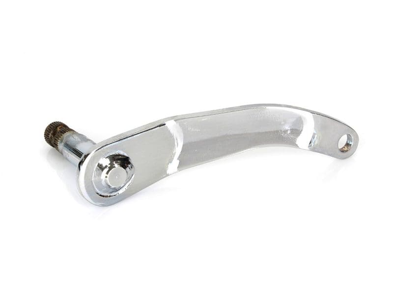 Chrome motorcycle brake lever for Revelry Motorcycles Australian riding gear and custom bikes.