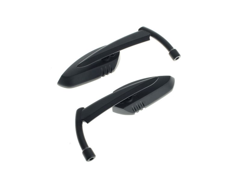 Black motorcycle heated grip handles for Revelry Motorcycles accentuating rider comfort and control.