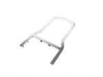 Aluminium motorcycle luggage rack for Revelry Motorcycles, durable and lightweight.
