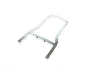 Aluminium motorcycle luggage rack for Revelry Motorcycles, durable and lightweight.