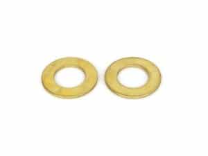 Gold washers for motorcycle parts, high-quality Revelry Motorcycles accessories, durable and reliable bike hardware.