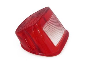 Red motorcycle rear tail light assembly - Revelry Motorcycles Australia.