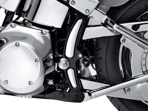 Frame Inserts - Chrome. Fits Softail 1986-2006.