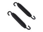 High-quality black motorcycle coil springs for Revelry Motorcycles, durable and reliable.