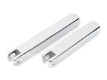Aluminium motorcycle fork sliders for enhanced bike stability and protection.