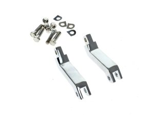 3-1/2in. Male Footpeg Extensions - Chrome. Fits Softail & Dyna Models with Forward Controls