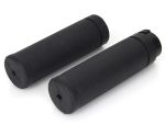 Rubber motorcycle handlebar grips for Revelry Motorcycles, high-quality ergonomic design.