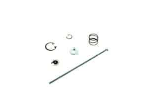 White motorcycle clutch cable repair kit with springs, clips, and screws for Revelry Motorcycles in Australia.