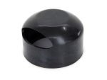 Heavy-duty black motorcycle helmet visor, replacement accessory for Revelry Motorcycles.