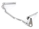 Polished motorcycle crash bar for Harley Davidson bikes from Revelry Motorcycles.