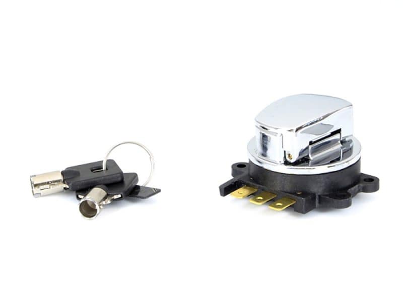 Locking ignition switch and motorcycle parts for Revelry Motorcycles, AU, for premium motorcycle security.