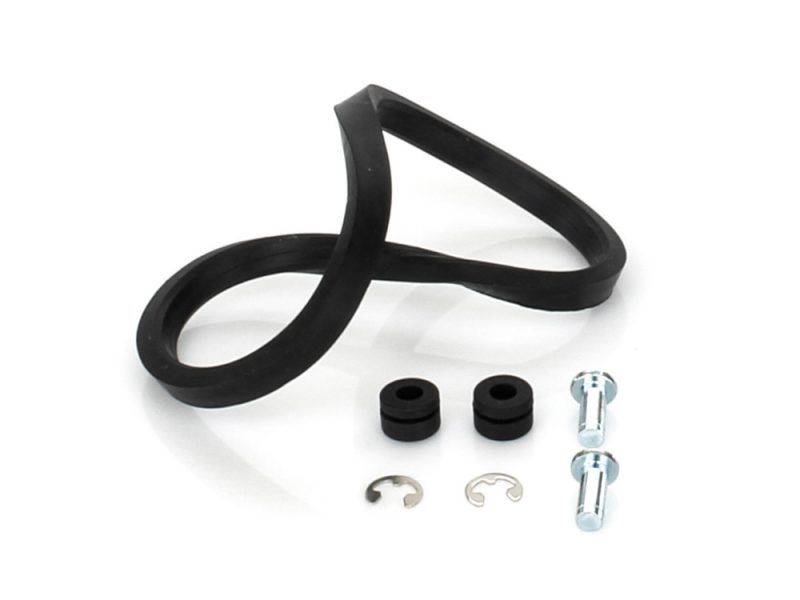 Flexible rubber belt replacement part for motorcycle chains.