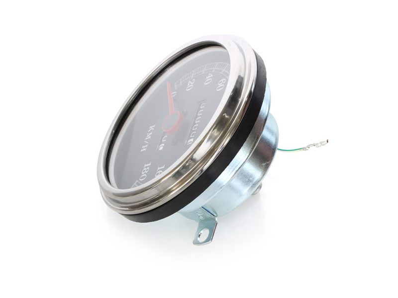 5in. KPH Speedometer. Fits Softail 1991-1995. RPM motorcycle speedometer with mount for Revelry Motorcycles in Australia.