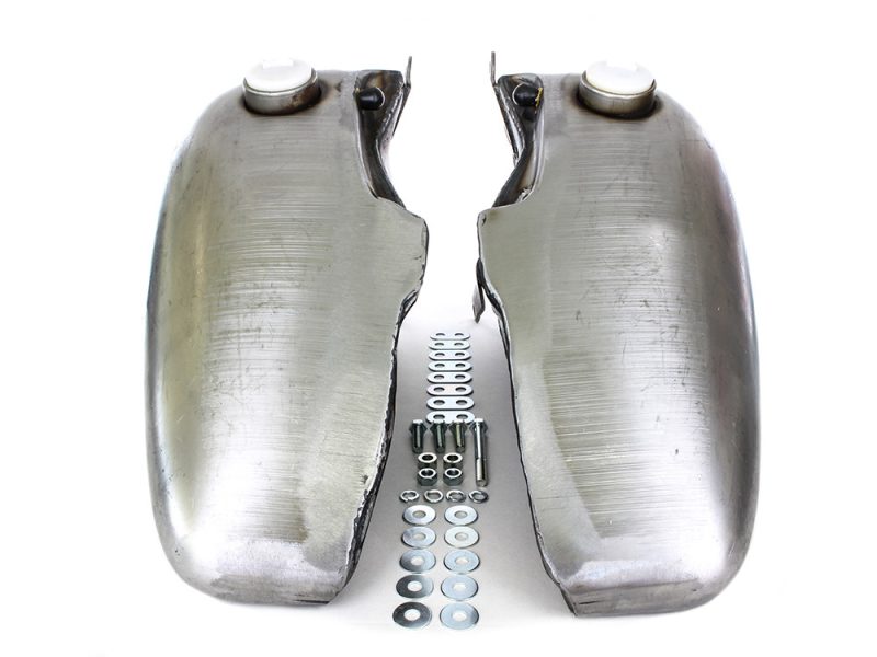 5 Gallon Fuel Tank with provision for OEM Cam-Style Fuel Caps. Fits Big Twin 1936-Early 1984.