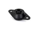 Rubber motorcycle engine mount for optimal vibration dampening and stability.