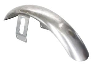Aluminium motorcycle front fender for custom Revelry Motorcycles, Australian made.