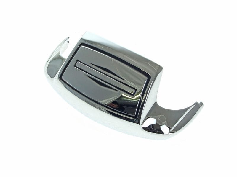 Chrome motorcycle belt buckle, stylish and durable metal accessory for motorcycle enthusiasts.