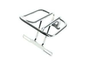 Chrome motorcycle luggage rack, durable and stylish for Revelry Motorcycles in Australia.