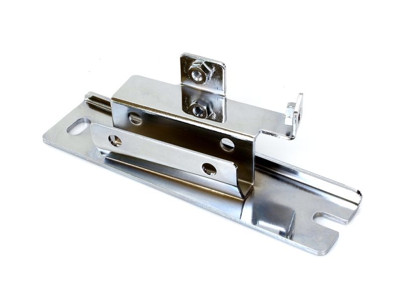 Coil Bracket - Chrome. Fits 4Spd Big Twin 1965-1982 Metal motorcycle part for customisation and repair.