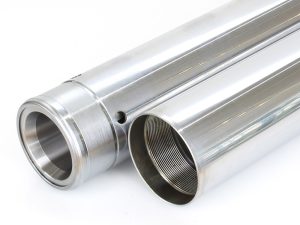 Hard Chrome Fork Tubes. +2in. Oversize. Fits Dyna 2006-2017 & Stock Length on Dyna Wide Glide 2006-2017