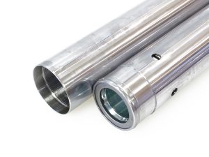 Hard Chrome Fork Tubes. +2in. Oversize. Fits Softail Models 2018up