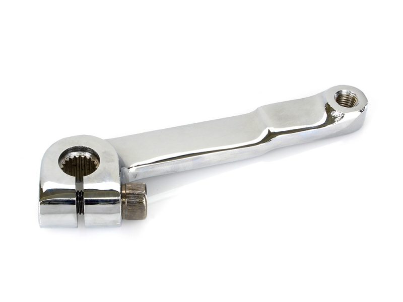 Chrome motorcycle handlebar riser clamp, bike accessories, Revelry Motorcycles, Australia.
