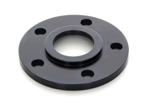Black motorcycle wheel spacer for Revelry Motorcycles and custom bikes.