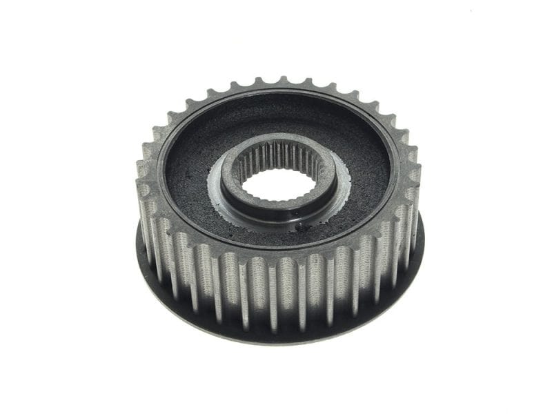 32 Tooth Transmission Pulley. Fits 5Spd Big Twin 1985-2006 High-quality motorcycle gear drive sprocket for Revelry Motorcycles bikes.