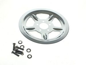 Aluminium motorcycle wheel with bolts and washers for Revelry Motorcycles.