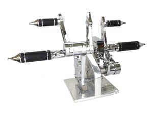 Standard Length Forward Controls - Chrome. Fits Softail 2000-2017.