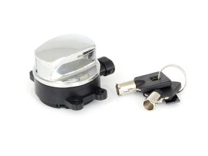 Chrome motorcycle horn with wiring kit for Revelry Motorcycles in Australia.