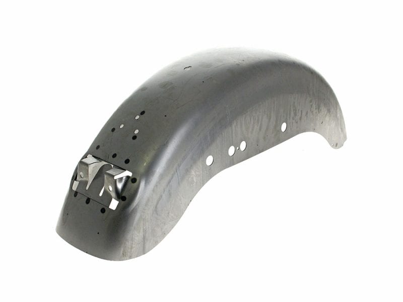 Steel motorcycle fender for custom choppers and bobbers | Revelry Cycles.