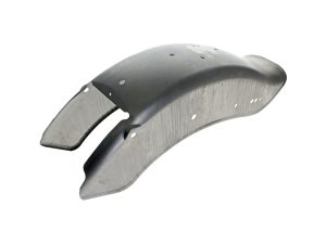 Aluminium motorcycle front fender for custom Revelry Motorcycles builds.