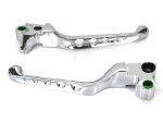 Aluminium motorcycle clutch levers for Harley Davidson and custom bikes.