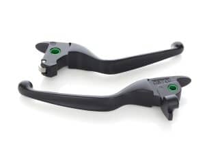 Lightweight motorcycle clutch levers for enhanced control and style.