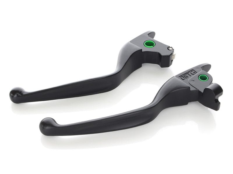 Lightweight motorcycle clutch levers for Revelry Motorcycles, durable and ergonomic for optimal control.