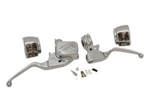 Handlebar Control Kit - Chrome. Fits Single Disc Softail 2015-2024