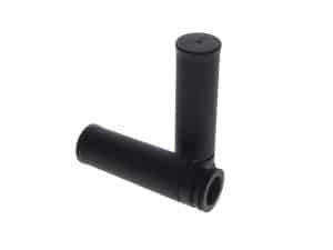 2. Durable black motorcycle grip handles for Revelry Motorcycles.