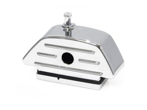 Aluminium motorcycle air filter cover for Revelry Motorcycles scooters.