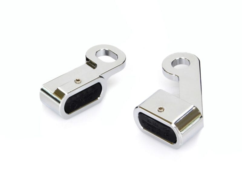 Chrome motorcycle fender eliminator kit for Revelry Motorcycles in Australia.