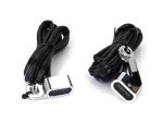 High-quality motorcycle LED turn signals with black cables for Revelry Motorcycles enthusiasts.