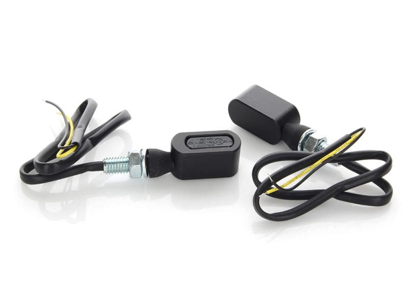 Heavy-duty motorcycle turn signal switches with wiring for Revelry Motorcycles Australia.