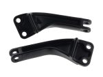 High-quality black motorcycle foot pegs for Revelry Motorcycles, durable and stylish.