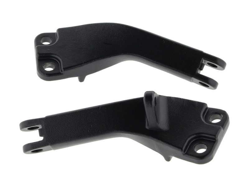 High-quality black motorcycle brake lever for Revelry Cycles bikes, durable metal construction.