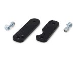 Heavy-duty motorcycle brake or clutch lever mounts with mounting hardware.